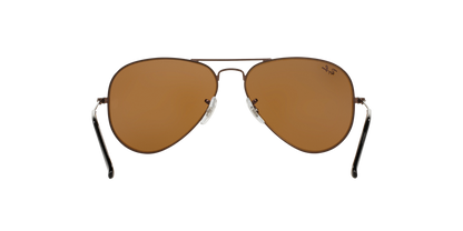 Ray-Ban Aviator Classic 0RB3025I R1072 Brown Metal Sunglasses
