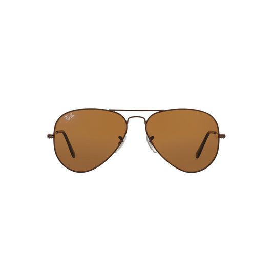 Ray-Ban Aviator Classic 0RB3025I R1072 Brown Metal Sunglasses