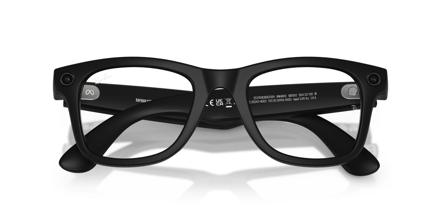 Ray-Ban | Meta Wayfarer Matte Black - Gen -2 (50M) Transition