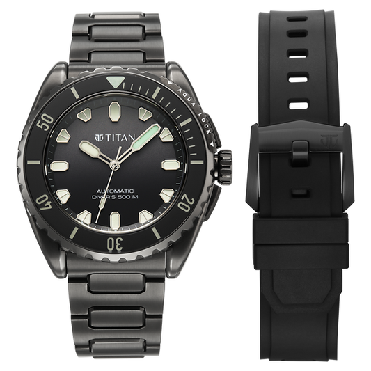 Titan 500m Diver Watch – Limited Edition Titanium Automatic 110071QM01