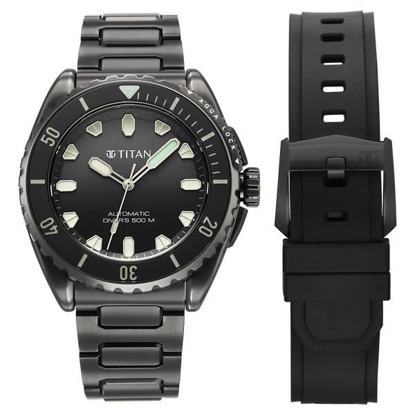 Titan 500m Diver Watch – Limited Edition Titanium Automatic 110071QM01