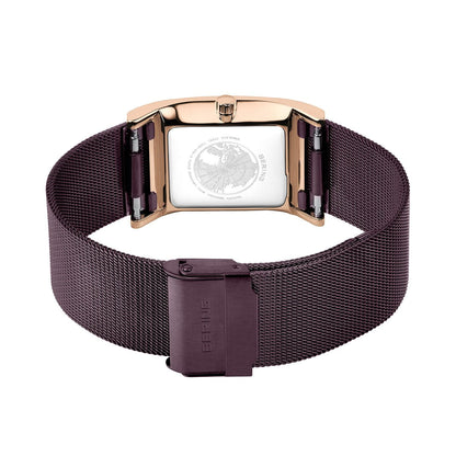 Bering Classic Brown Dial Analog Watch For Women 10426-262-S