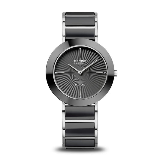 Bering Ceramic Black Dial Analog Women’s Watch –11435-702