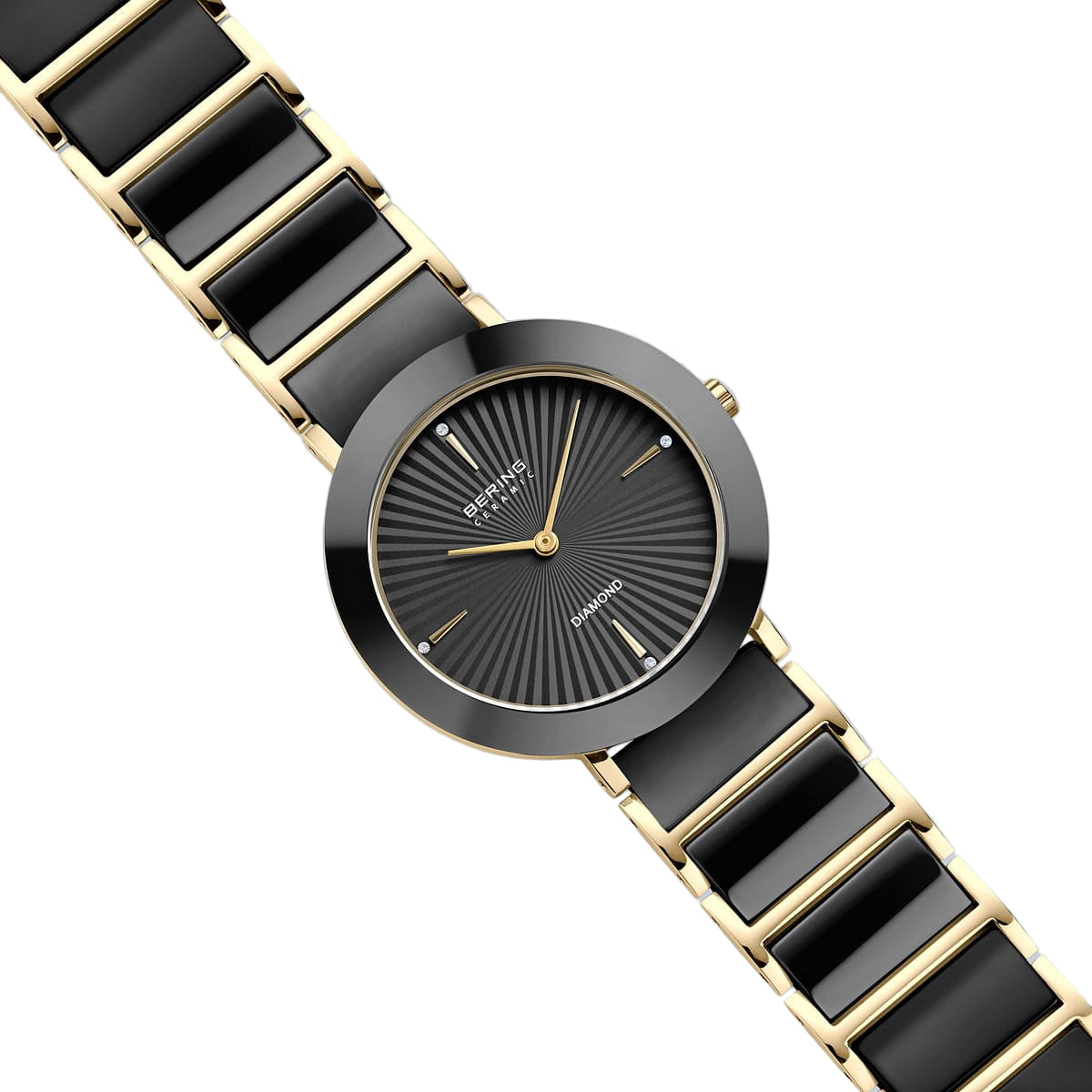 Bering Ceramic Quartz Black Dial Analog Women’s Watch – 11435-732