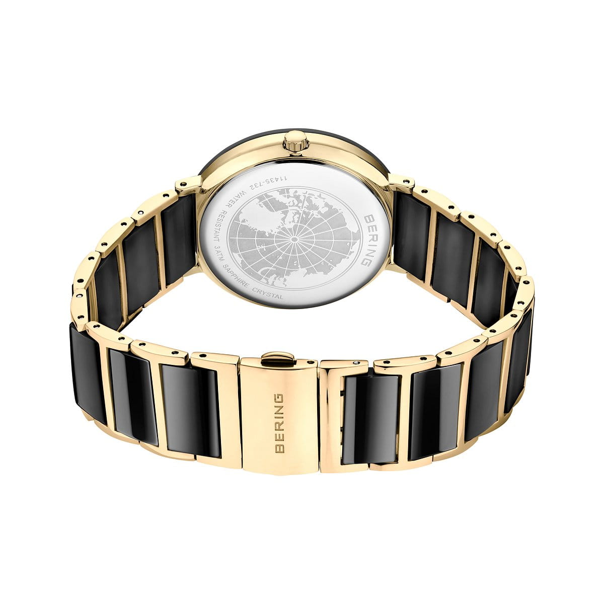 Bering Ceramic Quartz Black Dial Analog Women’s Watch – 11435-732
