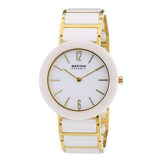 Bering Ceramic Quartz White Dial Analog Women’s Watch – 11435-758