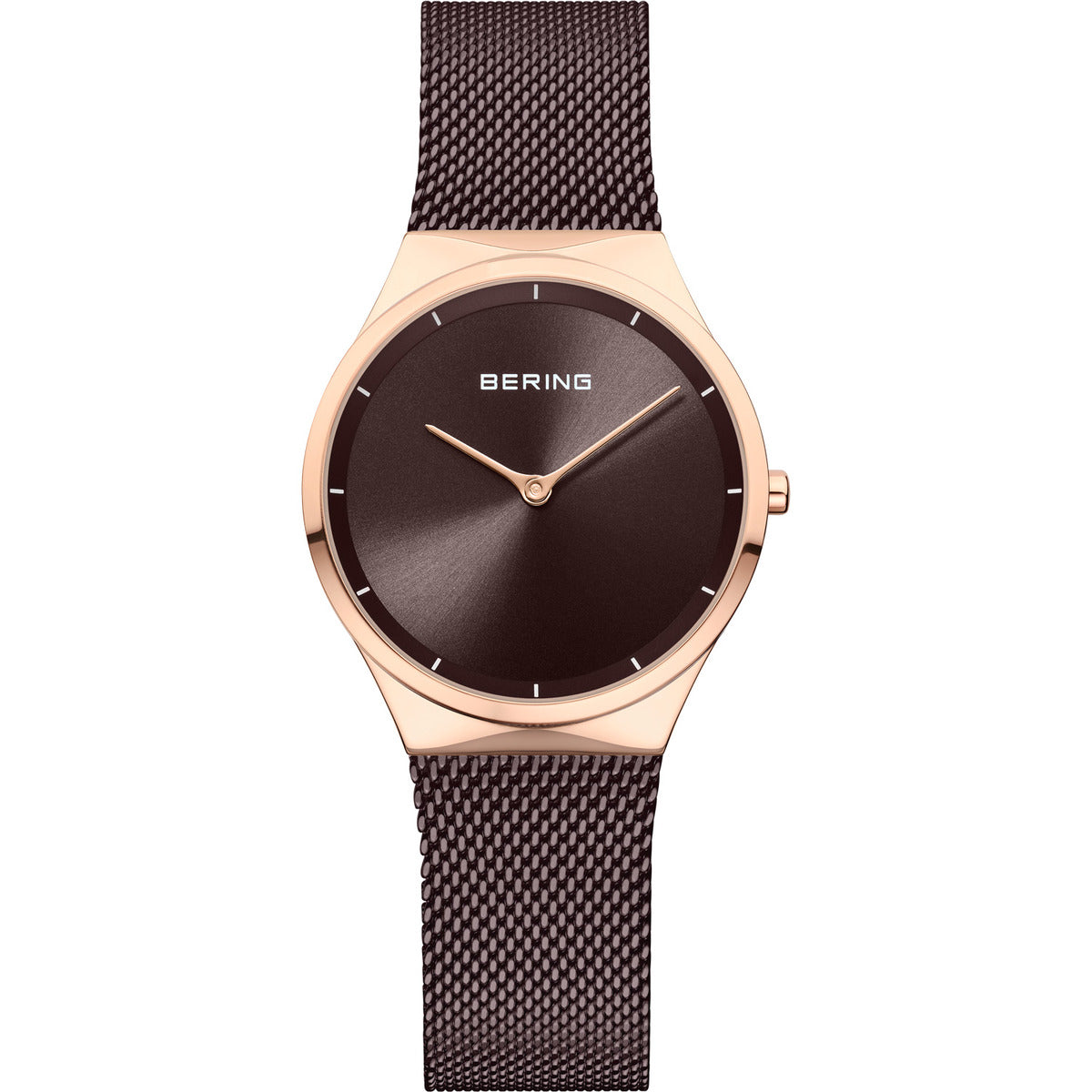 Bering Classic Brown Dial Analog Watch For Women's 12131-265