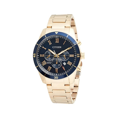 AN8169-58L | CITIZEN Men's Blue Stainless Steel Chronograph Watch