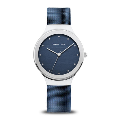 Bering Classic Quartz Blue Dial Analog Women's Watch 12934-307