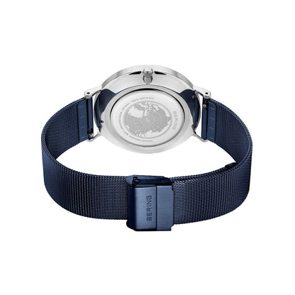 Bering Classic Blue Dial Analog Stainless Steel Women's Watch 14040-307