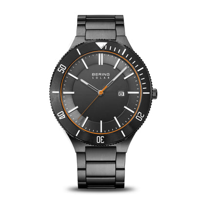 Bering Solar Grey Dial Analog Watch For Women 14443-779
