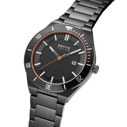 Bering Solar Grey Dial Analog Watch For Women 14443-779