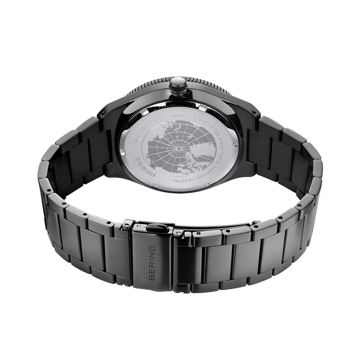 Bering Solar Grey Dial Analog Watch For Women 14443-779