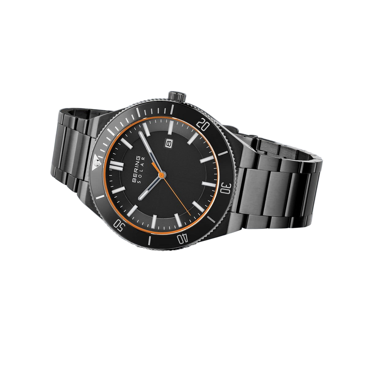 Bering Solar Grey Dial Analog Watch For Women 14443-779