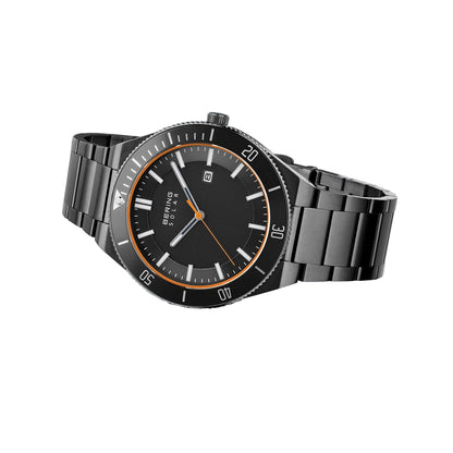 Bering Solar Grey Dial Analog Watch For Women 14443-779