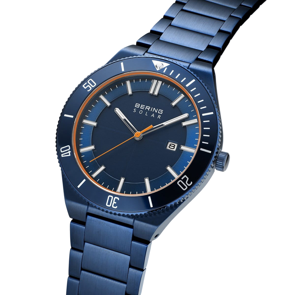 Bering Solar Blue Dial Analog Watch For Women 14443-797
