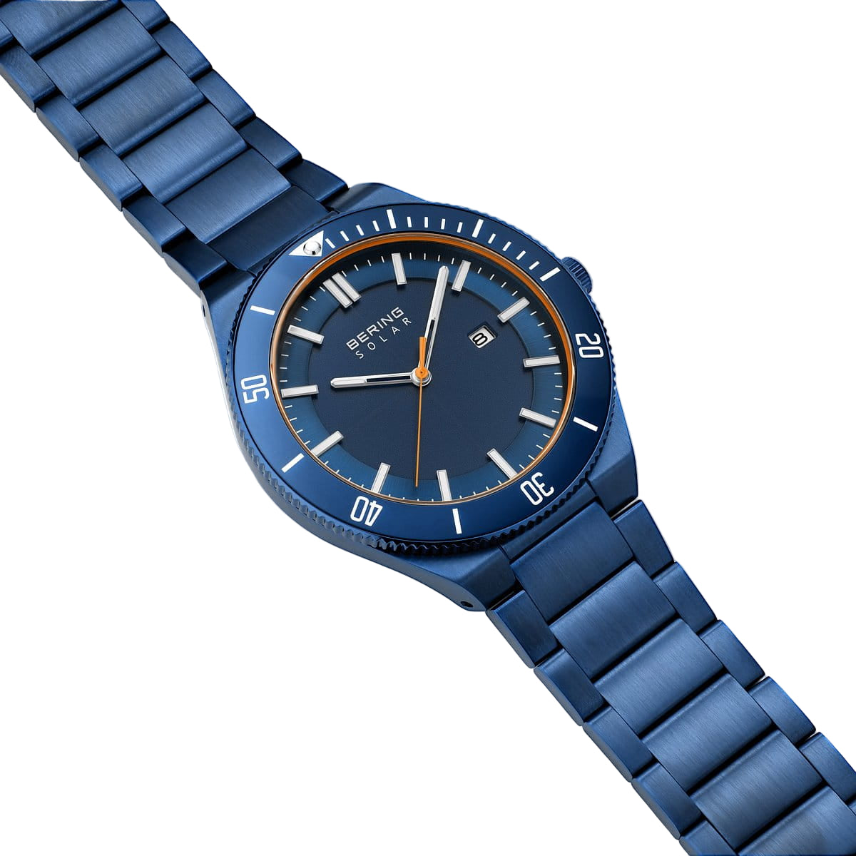 Bering Solar Blue Dial Analog Watch For Women 14443-797
