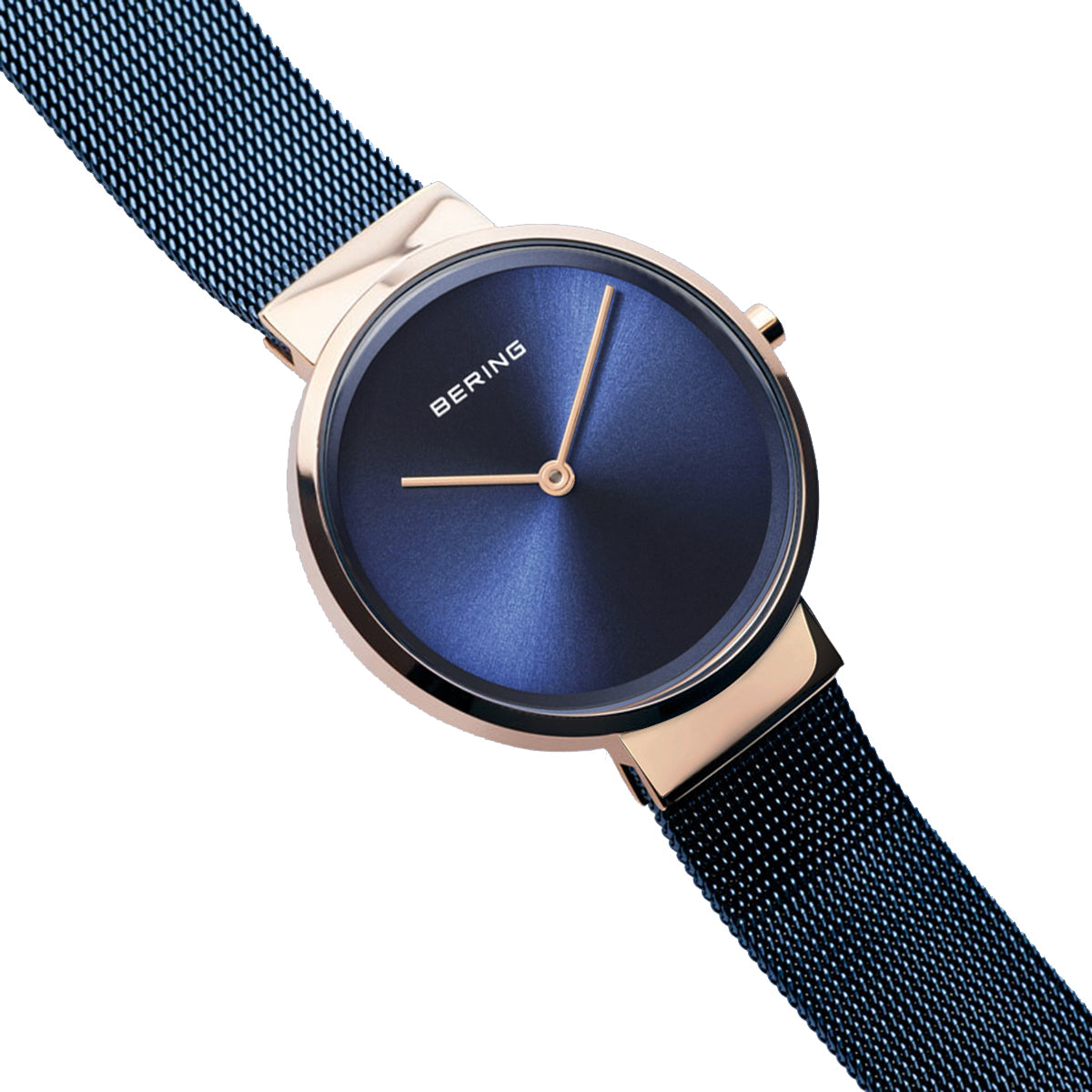 Bering Classic Blue Dial Analog Stainless Steel Women Watch 14531-367
