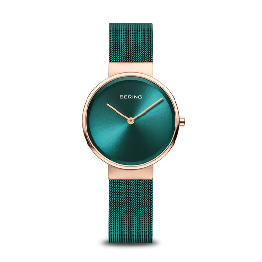 Bering Classic Green Dial Analog Watch for Women 14531-869