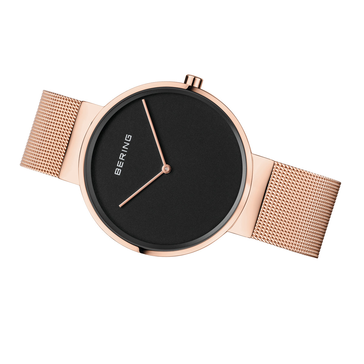Bering Classic Black Dial Analog Stainless Steel Women Watch 14539-362