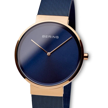 Bering Classic Blue Dial Analog Women Watch 14539-367