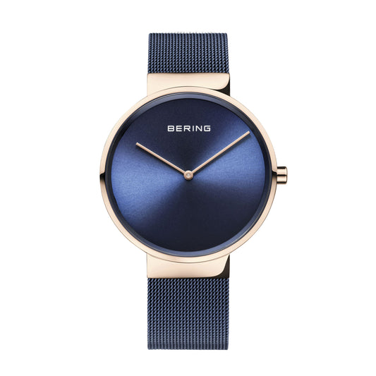 Bering Classic Blue Dial Analog Women Watch 14539-367
