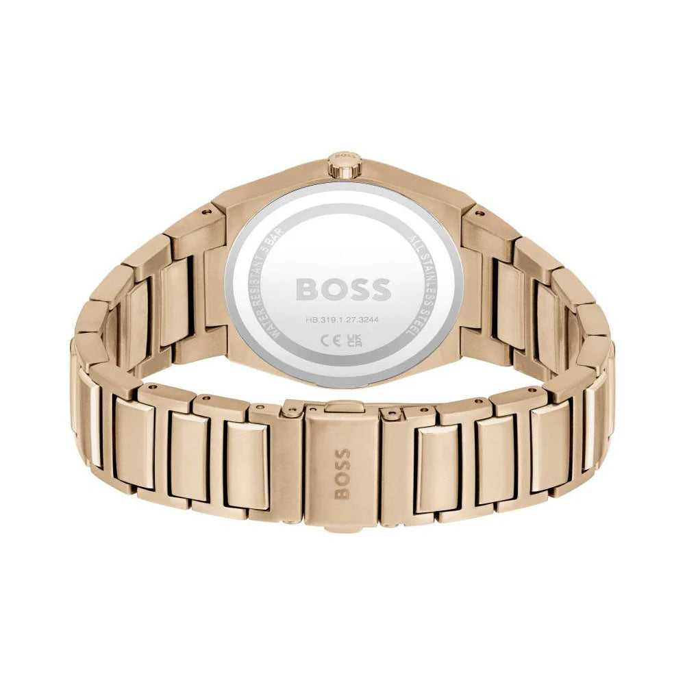 1502671 HUGO BOSS | Steer 36m Round Red Dial Watch (Women)