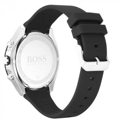 1513716 HUGO BOSS | Velocity 44mm Round Black Dial Watch (Men)