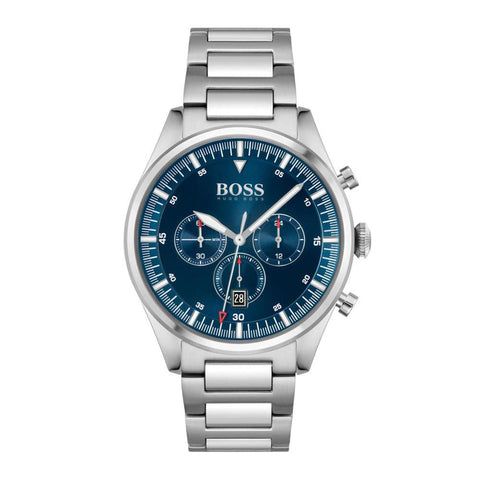 1513867 HUGO BOSS | Pioneer 44mm Round Blue Dial Watch (Men) - Buy Now at Sai Creations Watches