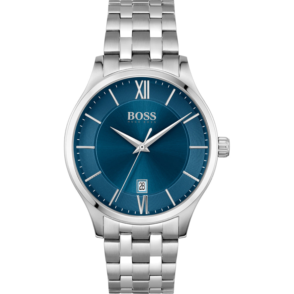 1513895 HUGO BOSS | Elite 41mm Round Blue Dial Watch (Men)