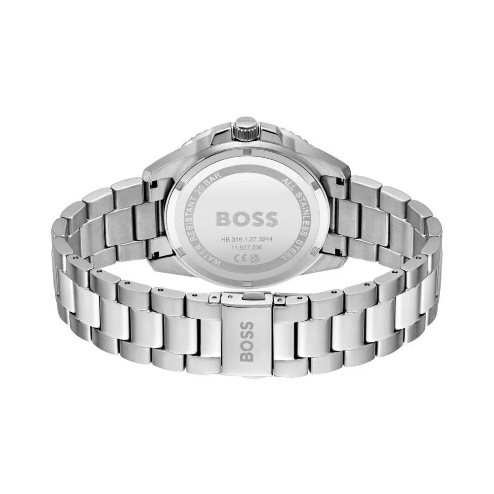 1513916 HUGO BOSS | Ace 43mm Round Blue Dial Watch (Men)