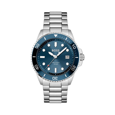 1513916 HUGO BOSS | Ace 43mm Round Blue Dial Watch (Men) - Buy Now at Sai Creations Watches