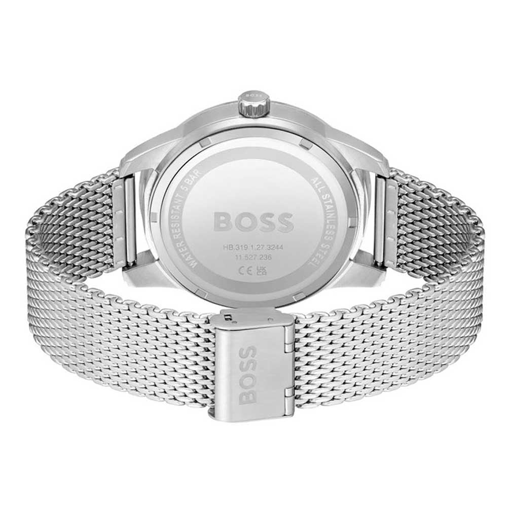 1513945 HUGO BOSS | Sophio 42mm Round Silver Dial Watch (Men)