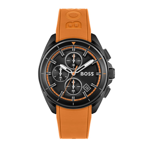 1513957 HUGO BOSS | Volane Chrono 44mm Round Black Dial Watch (Men) - Buy Now at Sai Creations Watches