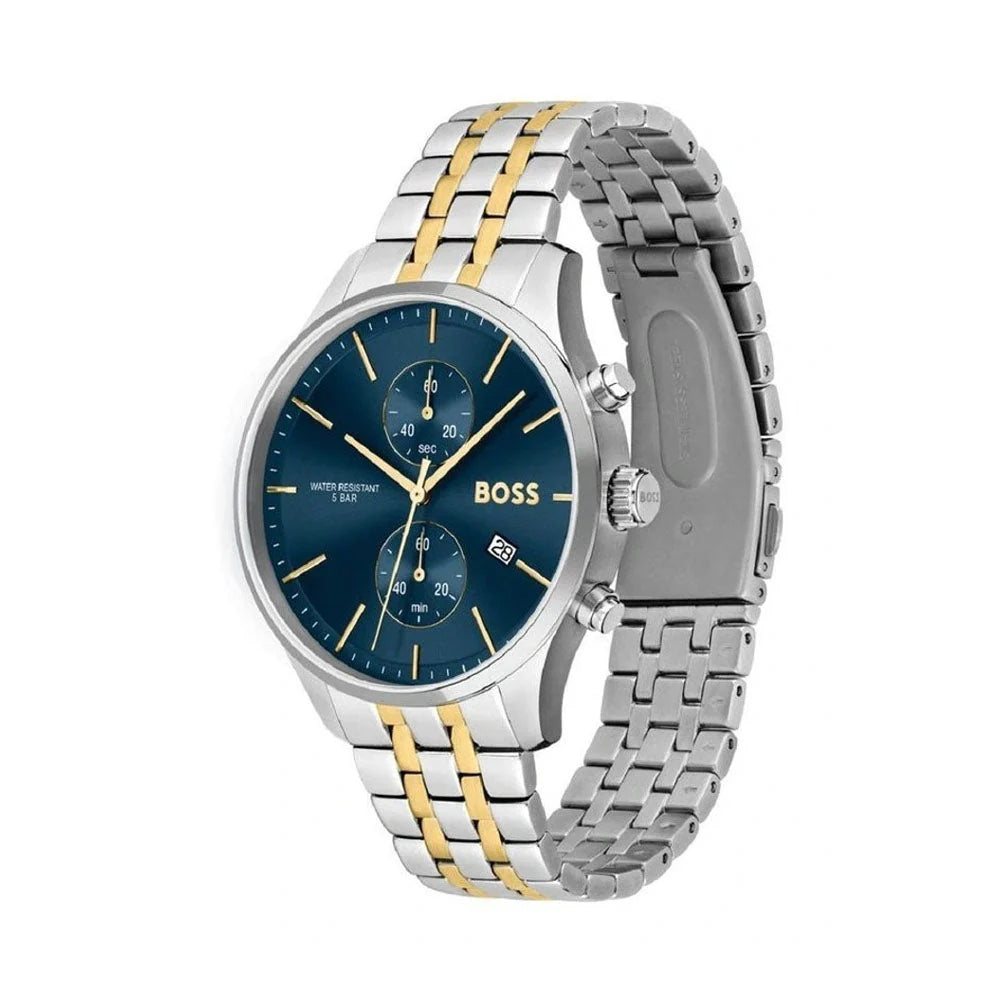 1513976 HUGO BOSS | Associate Round Blue Dial Watch (Men)