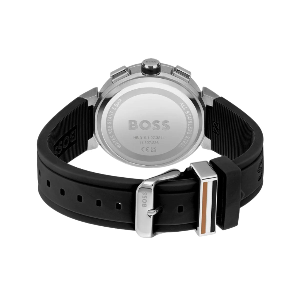 1513997 HUGO BOSS | Chrono 44mm Round Black Dial Watch (Men)