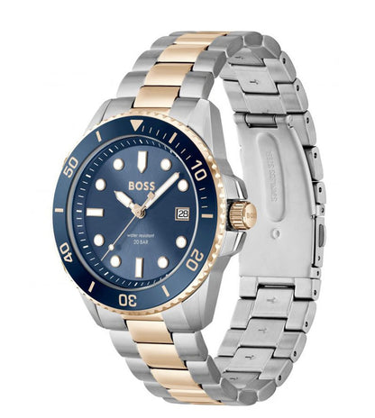 1514012 HUGO BOSS | Ace 43mm Round Blue Dial Watch (Men)