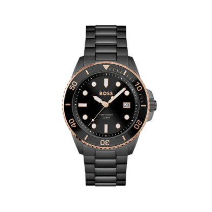 1514013 HUGO BOSS Ace 43mm Round Black Dial Watch (Men) – Sai