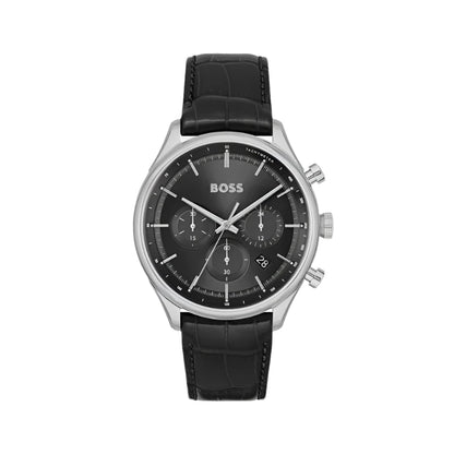 1514049 HUGO BOSS | Gregor Chrono Round Black Dial Watch (Men)