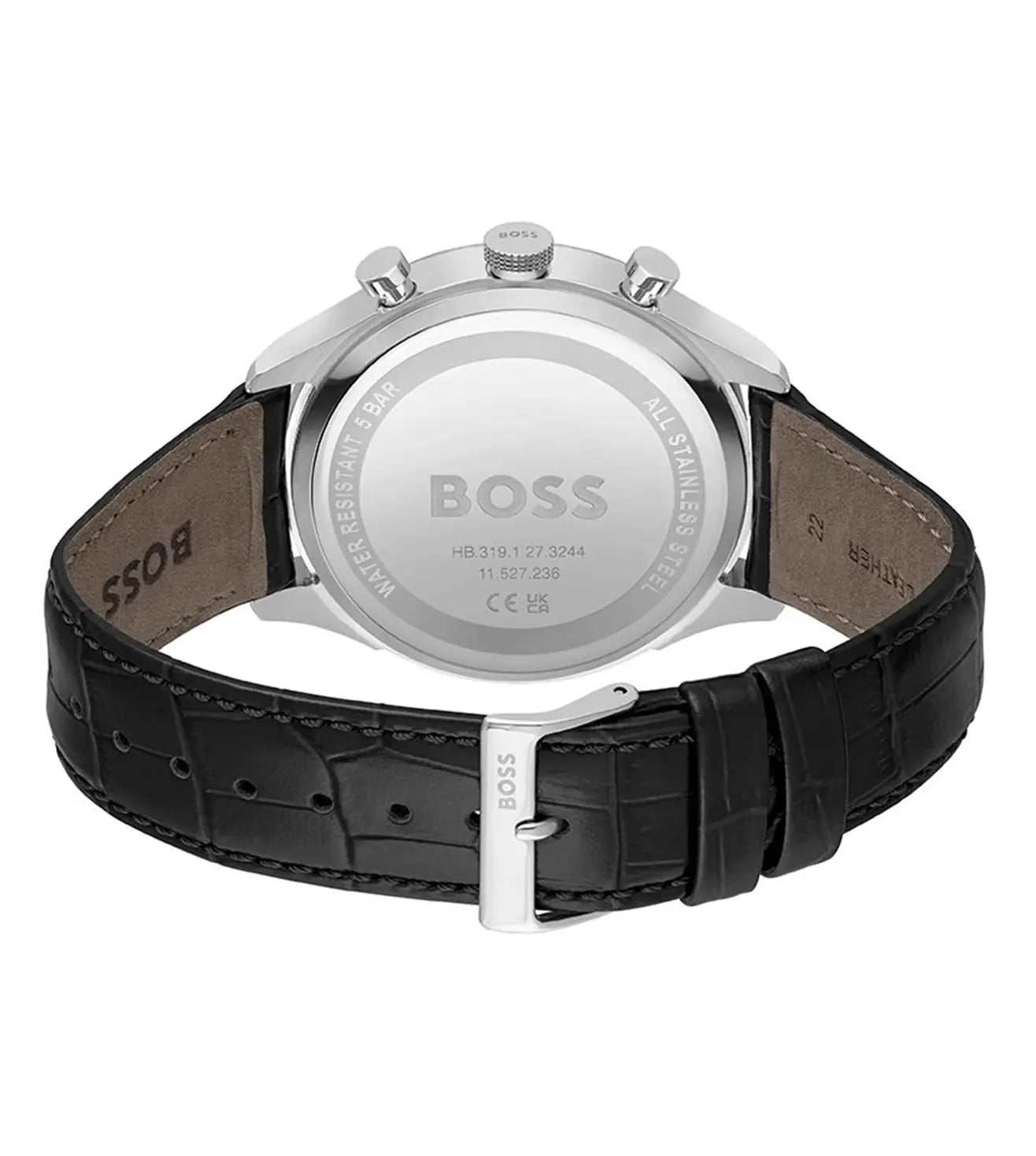 1514049 HUGO BOSS | Gregor Chrono Round Black Dial Watch (Men)