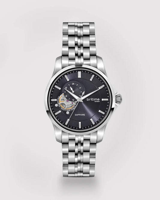 Britime Crimson Automatic Blue Dial Multifunction Automatic Men's Watch -166-M10501