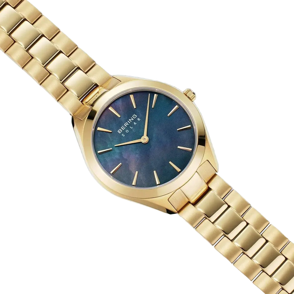 Bering Solar mother-of-pearl Dial Women's Watch  17331-732