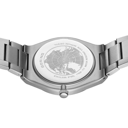 Bering Classic Grey Dial Analog stainless steel Men's Watch 17639-777