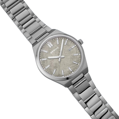 Bering Classic Grey Dial Analog stainless steel Men's Watch 17639-777