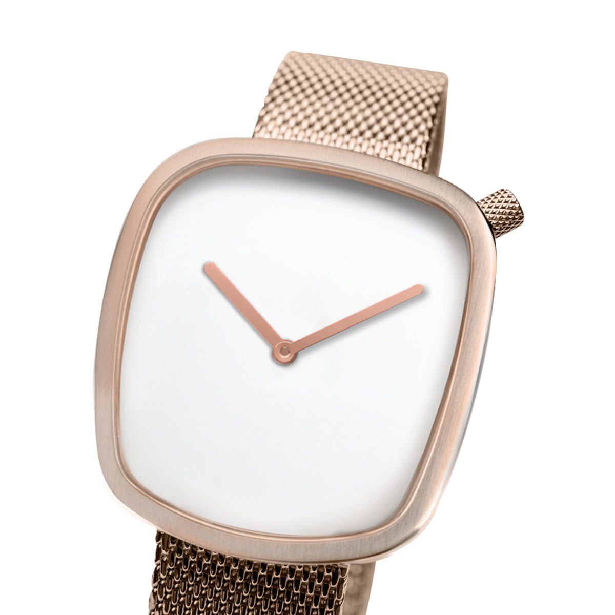 Bering Classic Pebble White Dial Analog Men's Watch 18034-364