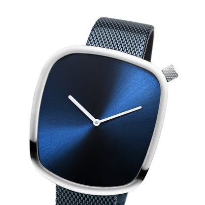 Bering Classic Pebble Blue Dial Analog Men's Watch 18040-307