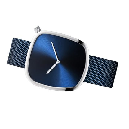 Bering Classic Pebble Blue Dial Analog Men's Watch 18040-307