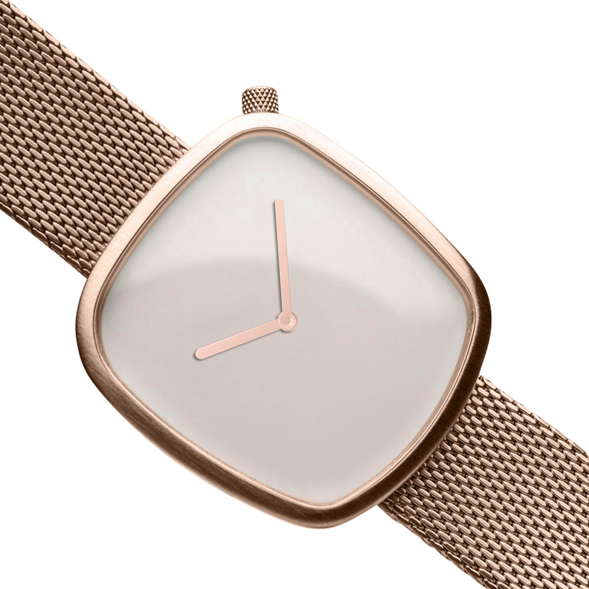 Bering Classic Pebble White Dial Analog Men's Watch 18040-364