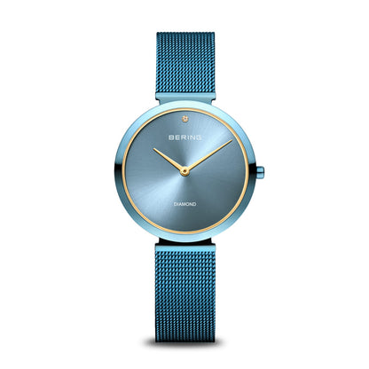 Bering Classic Blue Dial Analog Watch For Women 18132-Charity 1