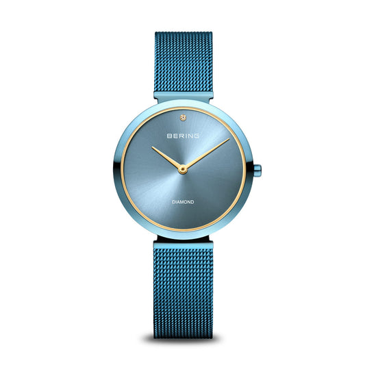 Bering Classic Blue Dial Analog Watch For Women 18132-Charity 1